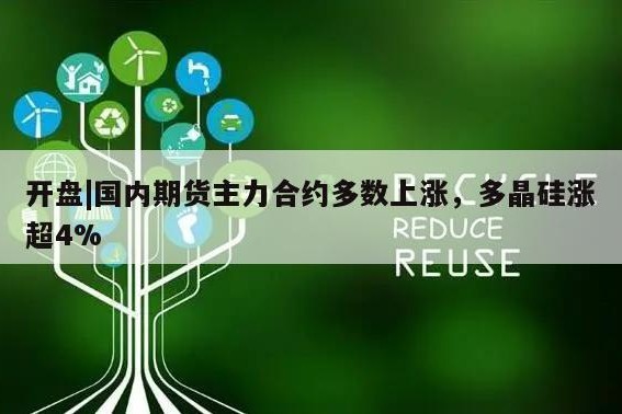开盘|国内期货主力合约多数上涨，多晶硅涨超4%